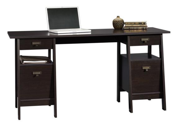 Sauder trestle hotsell executive desk